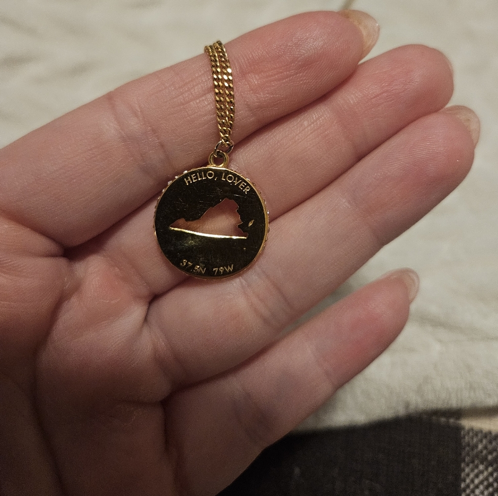 Kate Spade Virginia Gold Pendant Necklace